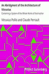 An Abridgment of the Architecture of Vitruvius