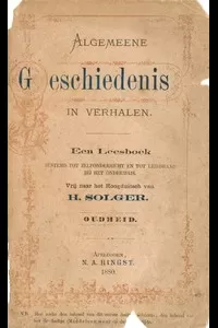 Algemeene Geschiedenis in Verhalen: Oudheid