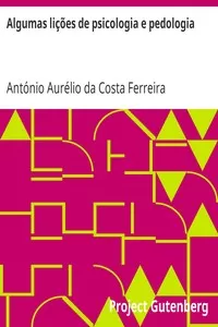 Algumas liÃ§Ãµes de psicologia e pedologia