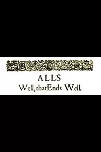 All's Well That Ends Well