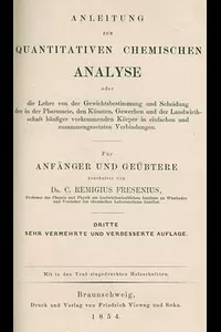 Anleitung zur quantitativen chemischen Analyse
