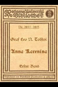 Anna Karenina, 1. Band