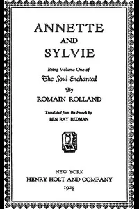 Annette and Sylvie: Being Volume One of The Soul Enchanted