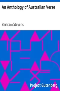 An Anthology of Australian Verse
