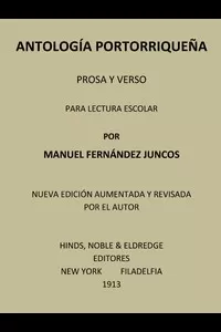 AntologÃ­a portorriqueÃ±a: Prosa y verso