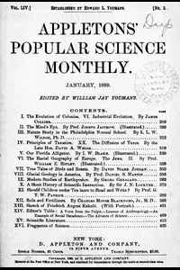 Appletons' Popular Science Monthly, January 1899