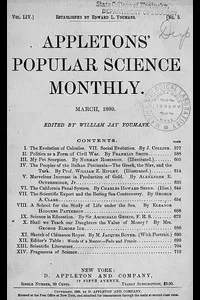 Appletons' Popular Science Monthly, March 1899