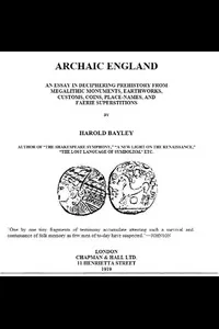 Archaic England