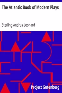 The Atlantic Book of Modern Plays