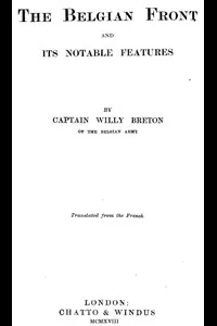 The Belgian Front and Its Notable Features