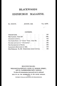 Blackwood's Edinburgh Magazine, Vol. 66 No.406, August 1849