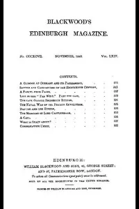 Blackwood's Edinburgh Magazine, Volume 64, No. 397, November 1848
