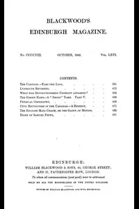 Blackwood's Edinburgh Magazine, Volume 66, No. 408, October 1849