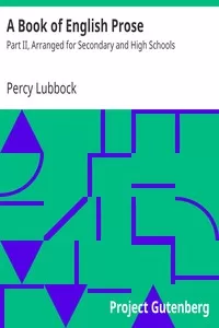 A Book of English Prose