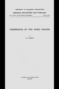 Ceremonies of the Pomo Indians