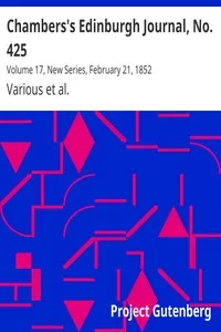 Chambers's Edinburgh Journal, No. 425