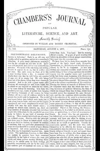 Chambers's Journal of Popular Literature, Science, and Art, No. 710