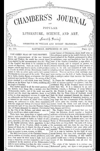 Chambers's Journal of Popular Literature, Science, and Art, No. 718