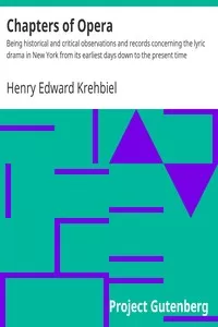 Chapters of Opera