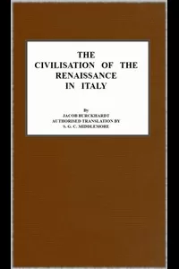 The Civilisation of the Renaissance in Italy