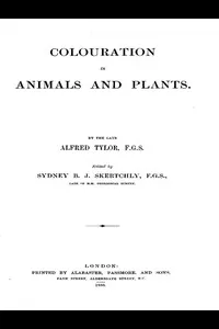 Colouration in Animals and Plants