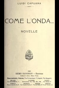 Come l'onda... Novelle