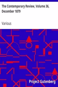 The Contemporary Review, Volume 36, December 1879