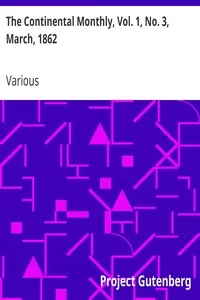 The Continental Monthly, Vol. 1, No. 3, March, 1862