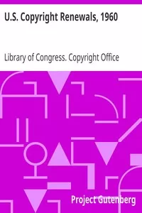 Copyright Renewals 1960