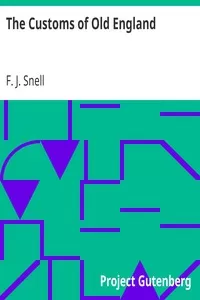 The Customs of Old England