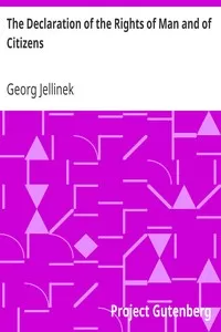 The Declaration of the Rights of Man and of Citizens