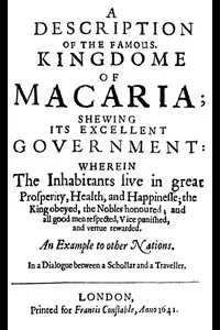 A Description of the Famous Kingdome of Macaria