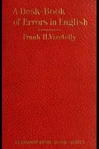 A Desk-Book of Errors in English