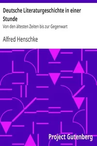 Deutsche Literaturgeschichte in einer Stunde