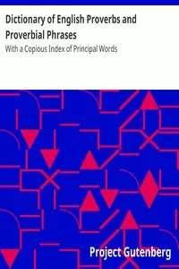 Dictionary of English Proverbs and Proverbial Phrases