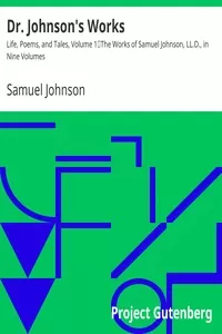Dr. Johnson's Works: Life, Poems, and Tales, Volume 1