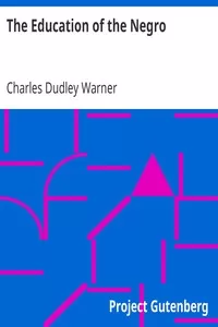 The Education of the Negro