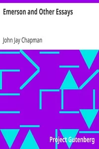 Emerson and Other Essays