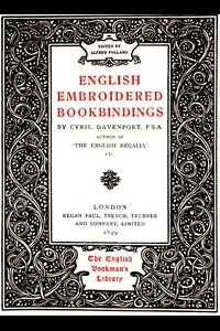 English Embroidered Bookbindings
