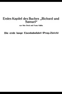 Erstes Kapitel des Buches 