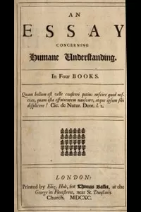 An Essay Concerning Humane Understanding, Volume 1