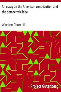 An essay on the American contribution and the democratic idea