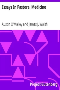 Essays In Pastoral Medicine