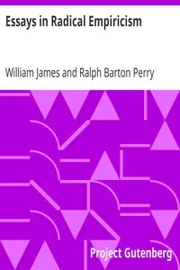 Essays in Radical Empiricism
