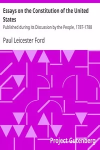 Essays on the Constitution of the United States
