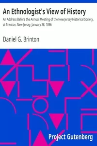 An Ethnologist's View of History