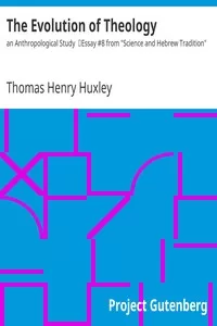 The Evolution of Theology: an Anthropological Study