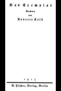 Das Exemplar