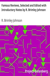 Famous Reviews, Selected and Edited with Introductory Notes
