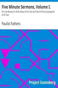 Five Minute Sermons, Volume I.